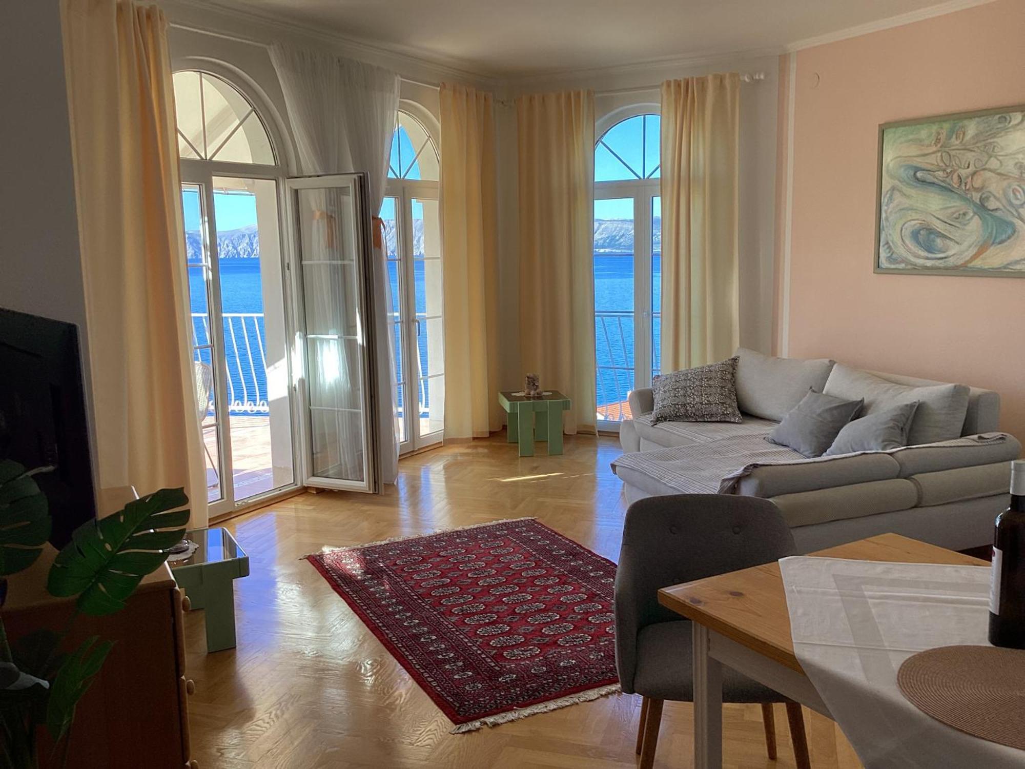Die Appartements Glavas,Eckwohnunge Fuer 2 Personen Novi Vinodolski Luaran gambar